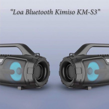 Loa bluetooth xách tay Kimiso KM S3 cao cấp