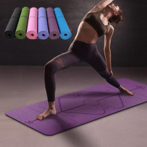 Thảm tập Yoga Định Tuyến Cao Cấp 8 Ly Chống trơn trượt