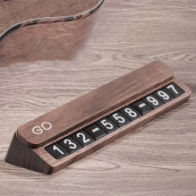 Bảng số điện thoại để taplo GD chất liệu gỗ thiết kế hiện đại